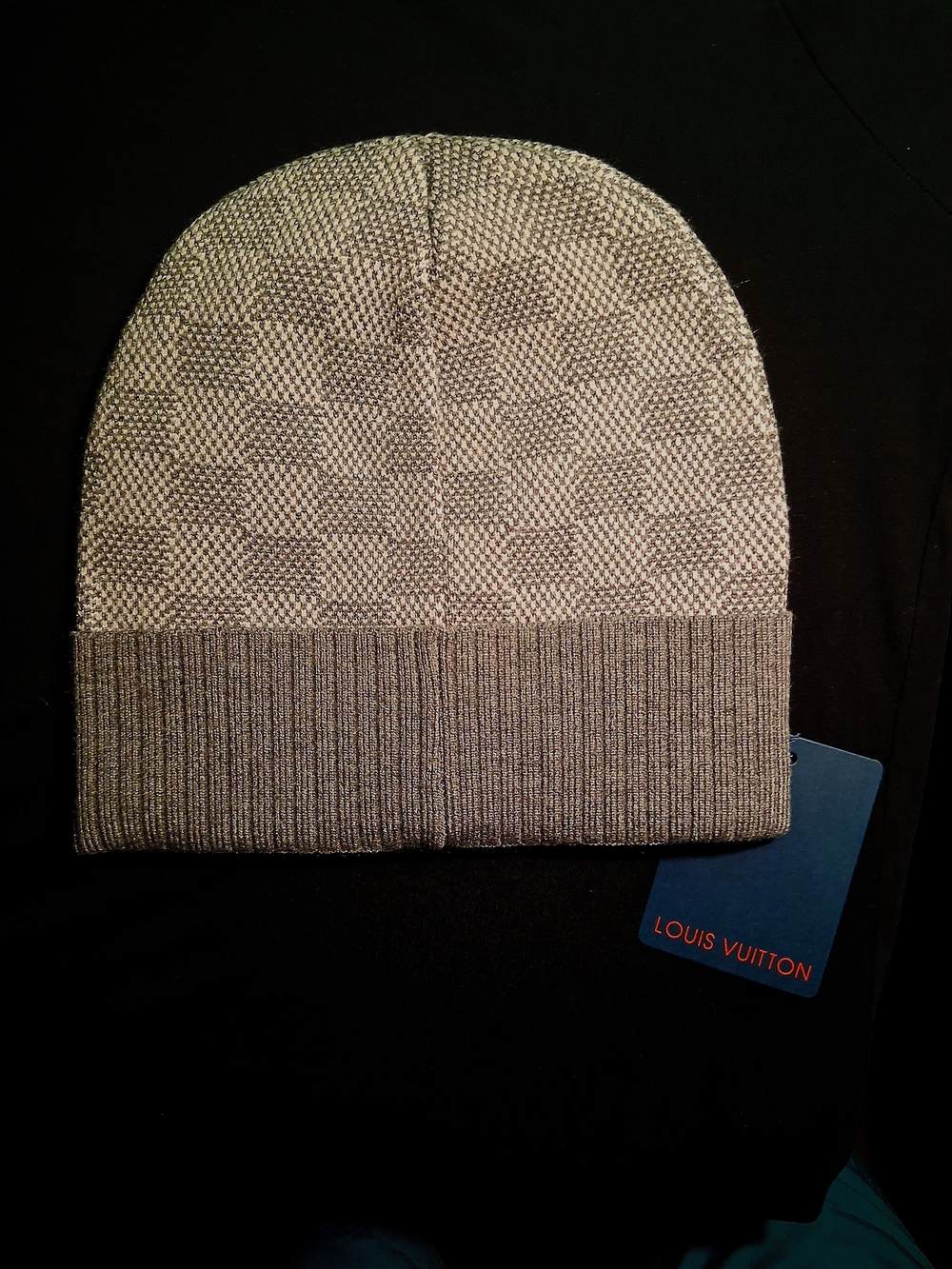 Louis Vuitton Men's Gray Knit Beanie